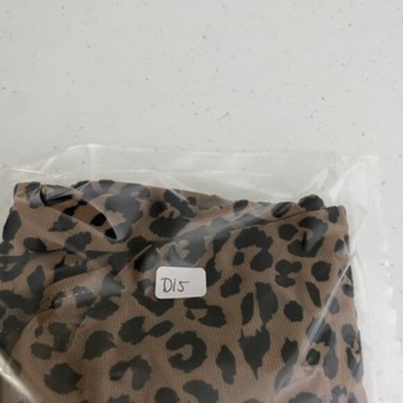 Majorelle Revolve Kiana Bodysuit in Tan Black Leopard Animal Print - Picture 9 of 9